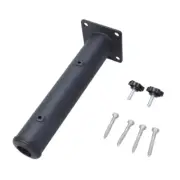 Safe Secure Metal Patios Umbrella Holder Clamp for Deck Railing Mount with