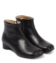 [MM6 Maison Margiela Kids] MM6 Maison Margiela Kids Tabi leather boots UK 12 black