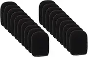 ERINGOGO 20pcs Durable Lapel Microphone Sponge Covers Practical Mic Windscreen for Recording Studio Bar Stage Office Sound Protection