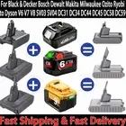 Adapter for Makita Milwaukee DeWalt 18V Battery Convert To Dyson V6 V7 V8 SV09