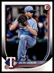 300 Card Lot 2025 Bowman #28 Jacob deGrom Rangers