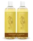 (2 Pack) Puracy Natural Body Wash Coconut & Vanilla 16 fl oz Ea W/pump