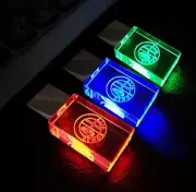 USB Flash Drive 2.0 Metal Stick 4/8/16/32/64 GB Car Logo Alfa Romeo LED Light