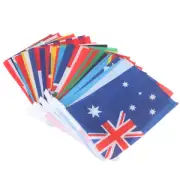 50 Countries Flag 1 string Hanging Flag Banner World Rainbow Flags Party Decor-