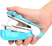 Gopkuniw Portable Mini Manual Sewing Machine - Hand Stitcher - Blue - Premium Metal and Plastic - 0.02 lbs - 4.3 x 0.6 x 2.7 inches