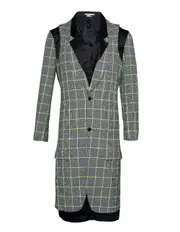 [COMME des GARCONS HOMME PLUS] Wool Glen Check Pattern Jacket