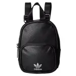 【IMP】ADIDAS MINI BACKPACK 黑色 皮革 刺繡 小標 韓風 迷你 小後背包 小背包 CL5457