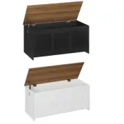 Storage Bench 39.3" Wooden Storage Chest Wooden Storage Trunk Toy Organizer