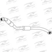 Redback Cat Conv Bolt On to suit GM Comm VZ 3.6L Cat RHS 2nd Oxy Sensor - C7777