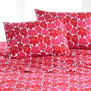 Marimekko Mini Unikko Sheet Set, Queen