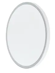 Contour LED Colour-Shifting Round Mirror in White