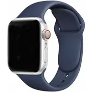 49mm/46mm/45mm/44mm Midnight Blue Silicone Sport Band for Apple Watch Includes S/M & M/L Bands - Compatible with Apple Watch Ultra / Series 10/9/8/7/6/SE/5/4/3/2/1 [WTAGEN0135]