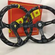Deep Suede Momo Alcantara Steering Wheel 350MM - Faster