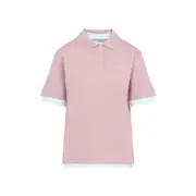 [Prada] Prada-Alabaster Beige Cotton Top-Donna 40 IT