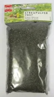 BNIB BUSCH 7057 GREY SCATTER MODEL RAILWAY SCENERY OO / N GAUGE