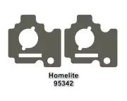 2 HOMELITE 95342 CARBURETOR INTAKE MOUNT GASKETS FIT 330 CHAINSAW CARB USA