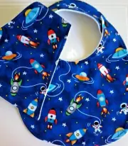 Outer Space Fabric Dribble Toddler Child Baby Bibs Bandana Bibs