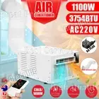 3754BTU Portable Air Conditioner Mobile Dehumidifier Cooler Heater Fan Remote