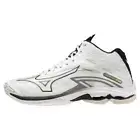 MIZUNO WAVE LIGHTNING Z7 MID V1GA2250 09 Width 2E White Black Volleyball