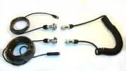 Truck & trailer Suzie coiled cable for reversing cameras, waterproof connectors