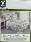 Living Quarters Dayna Queen Bedspread White/Pink Cotton Face&Fill-Polyester Back