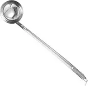 FUNNETOYU Large Stainless Steel Soup Spoon Long Handle Serving Spoon for Cooking for Home Restaurant Canteen Use Easy to Clean for Soup Sauces