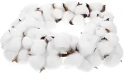Spring Summer Cotton Wreath Simulated Floral Hanging Decor for Front Door for Home and Wedding Decorations Lifelike Appearance for Indoor and Outdoor Use