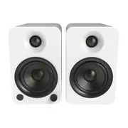 Kanto YU4 140W Powered Bluetooth Bookshelf Speakers Pair - Matte White