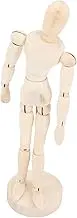Moveable Wooden Mannequin Model Articulated Figure with Flexible Joints for Drawing and Sketching Home Decor Accessory for Artists