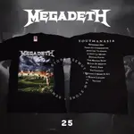 MEGADETH YOUTHANASIA T 恤內置搖滾金屬音樂樂隊 PRAPATAN REBEL PURITAN