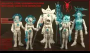 Four Horsemen The Outer Space Men NYCC Figure:Beta Phase White Star COMPLETE SET