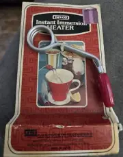 Nevco Instant Immersion Heater Vintage Never Used
