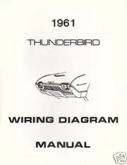 1961 FORD THUNDERBIRD WIRING DIAGRAM MANUAL