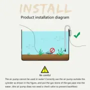 Aquarium Air Pump Portable Fish for Tank Aerator Quiet Mini Oxygen Pump