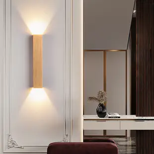 現代 10W LED 室內壁燈上下長條鋁壁燈過道客廳走廊壁燈照明燈具