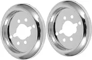 ibasenice 2Pcs Outdoor BBQ Gas Stove Knob Base Replacement Durable Plastic with Electroplated Finish for Grills Cooktops Tabletop Cookers Easy Installation Versatile Compatibility