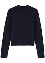 Vince Shrunken Cashmere Jumper - Dark Blue - XL (UK16 / XL) XL (UK16 / XL)