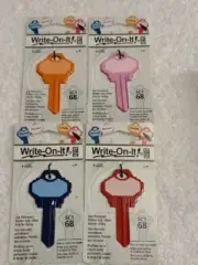 Hillman/ 87498/ Write On It/ Blank Keys/ SC1/ Set of 4