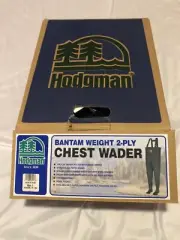 Hodgeman Bantam Weight 2-Ply Chest Wader Size 7/39 - W202GRN Green Fishing NEW!