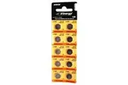 VINNIC-BATTERY - 1.5V Button Cell Alkaline L1154F 10 Pieces Per Card LR44(7526)