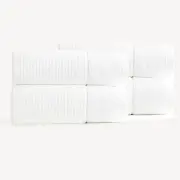 Renee Taylor Cambridge Textured 4 Piece Snow Bath Sheet Pack