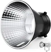 NEEWER RF2 7''/18cm 25° Fish Scale Pattern Standard Reflector Diffuser with Bowens Mount for NEEWER CB300B, CB100C, FS230, Vision 4, Vision 5, S101-400W Pro, Q4 Studio Flash & LED Video Light