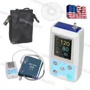 Ambulatory Blood Pressure Monitor NIBP Holter ABPM50 USB Software 24H Record,USA