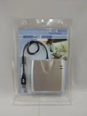 USB 7-in-1 External Flash Memory Card Reader Silver Multi-Format Adapter