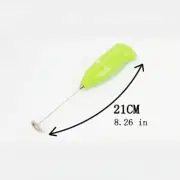 Stainless Steel Handheld Electric Blender, Egg Whisk, Coffee Milk Frother green