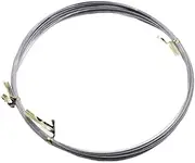 Fishing Striper Lures baits Kit, 7 Strands Fishing Wire Stainless Steel Wire 10M Trolling Wire Fishing Lures Hooks Connect Tackle(Size 40lbs 10m)