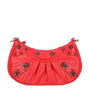 Balenciaga Le Cagole Zipped Mini Shoulder Bag One size Red