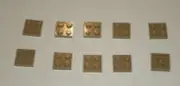 LEGO NEW 2x2 Dark Tan Plate (10x) 6047415 Brick 3022