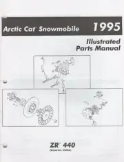 1995 ARCTIC CAT SNOWMOBILE ZR 440 PARTS MANUAL 2255-167 (254)