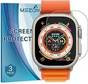 [3 Pack] Ultra Clear Screen Protector TPU Film for Apple Watch Ultra 2 (49 mm) – High Protection, Shock Absorption (for Watch Ultra 2, Clear)